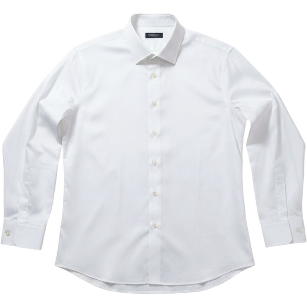 Awearness Kenneth Cole Dress Shirt Mens 18 34/35 White Slim Fit Non Iron Stretch